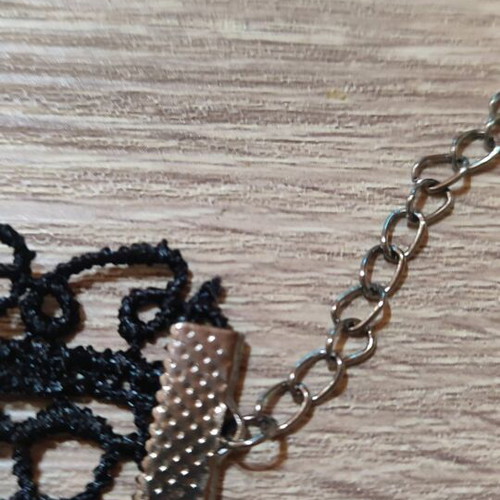 Lace bracelet new, black, adjustable