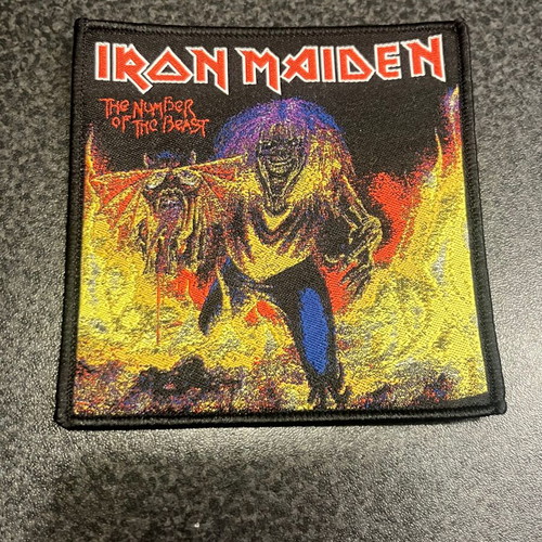 Iron Maiden The Number of the Beast embroidered patch