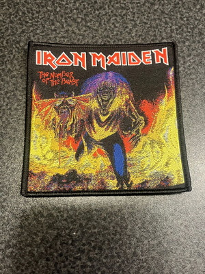 Iron Maiden The Number of the Beast embroidered patch