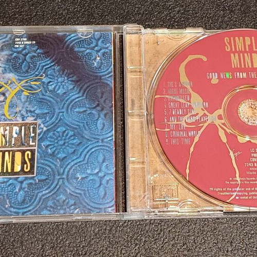 Simple Minds Good News From The Next World CD used, rock