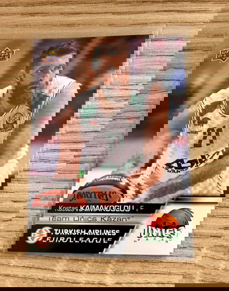 Κάρτα Κωστας Καϊμακογλου Unics Kazan Upper Deck Euroleague 2015-16