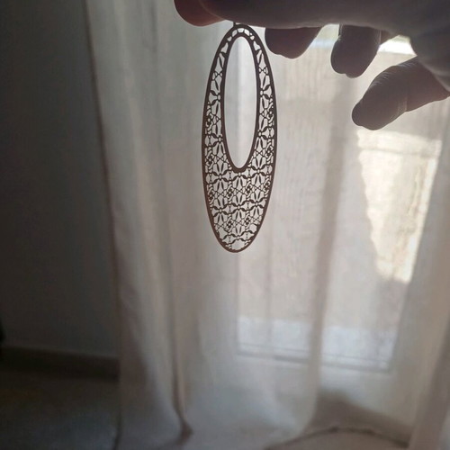 Earrings new, gold, unique set