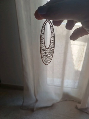 Earrings new, gold, unique set