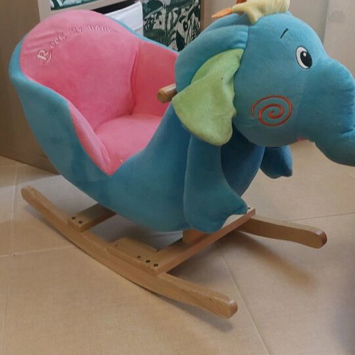 Elephant Rocking Toy used for children up to 4 years