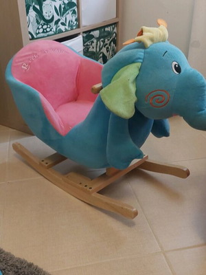 Elephant Rocking Toy used for children up to 4 years