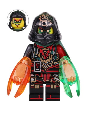 Acronix figure new with accessories, NINJAGO The Hands of Time