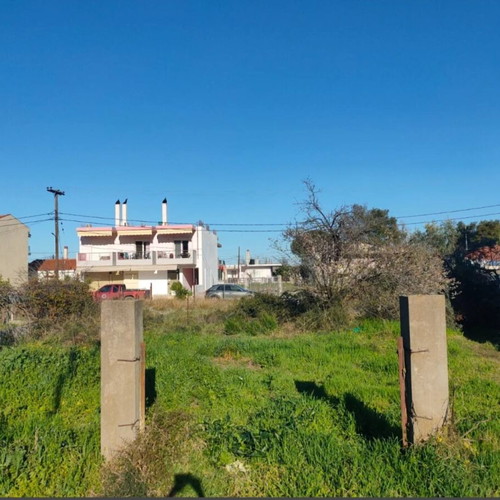 Land in Agkali Agia Anna 240 sqm, in city plan, level, with well
