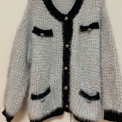 Azade pullover like new, size M, black and grey