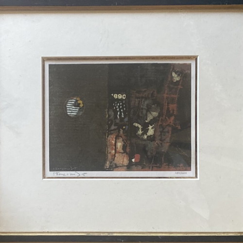 G. Spyropoulos silk screen print like new, numbered and signed