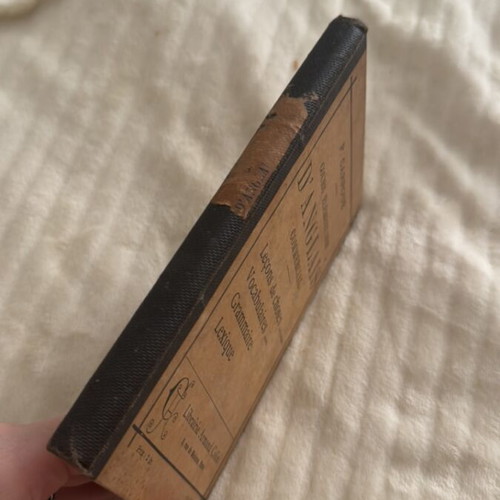 Cours élémentaire d’anglais commercial vintage French book used