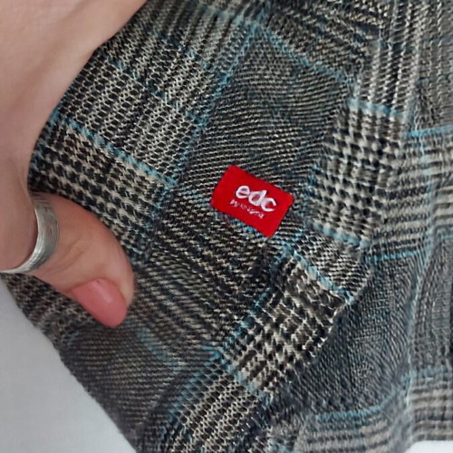 Esprit EDC Short Skirt like new, plaid, sizes L XL