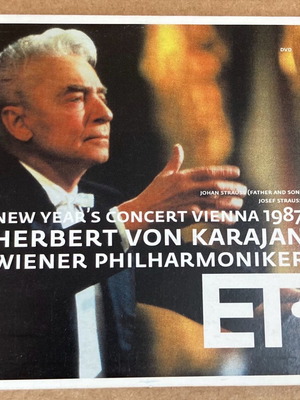 Herbert Von Karajan - New Years Concert Vienna 1987 CD In good condition Price 4.50 Euros