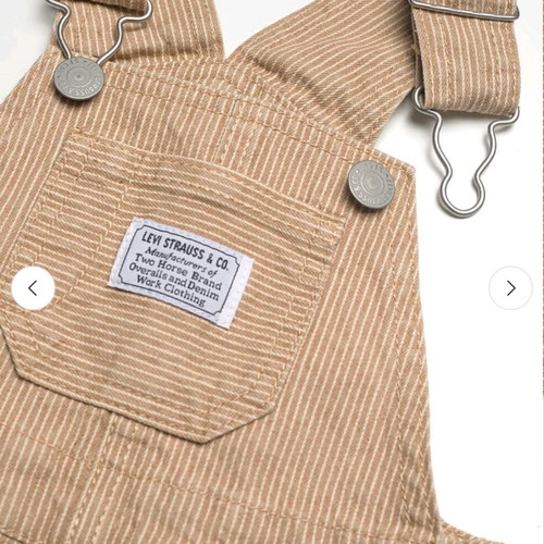 Βρεφική σαλοπέτα Levis overall 6m καινούργια με ετικέτα