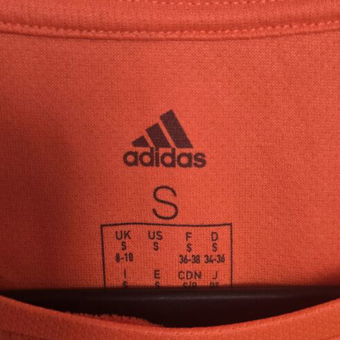 Marathon Athens Adidas T-shirt like new, size S, white and orange