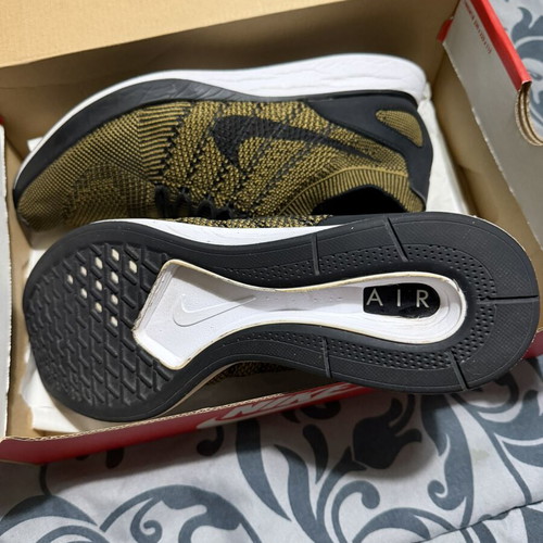 Nike Air Max Flyknit Racer Olive Black size 45.5 like new