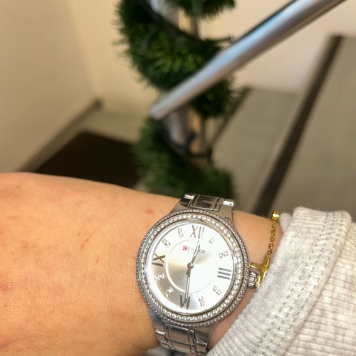 Curren women's watch silver like new