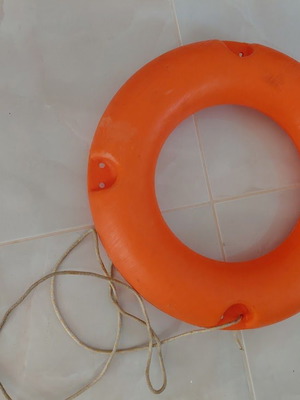 Circular Adult Lifebuoy new with rope