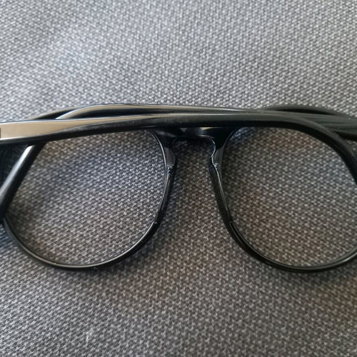 LODA 938 vintage handmade eyeglass frame new, black