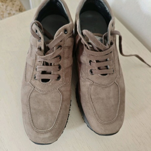 Hogan athletic shoes like new, brown, size 35