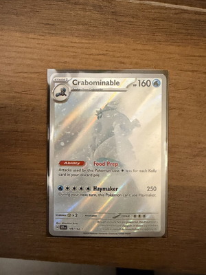 Crabominable SCR 149 Pokemon card new