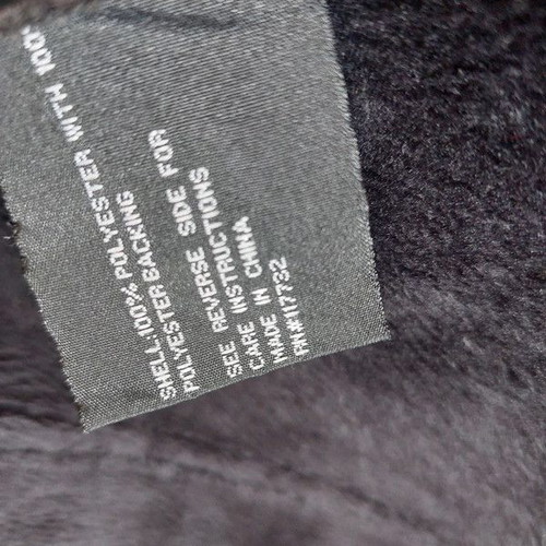 ZeroXposur windbreaker jacket like new, black with fur lining