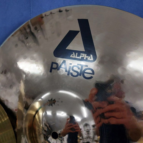 Paiste Alpha Rock Ride 20" cymbal with new 16" crash gift
