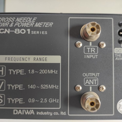 Daiwa cross needle SWR and power meter