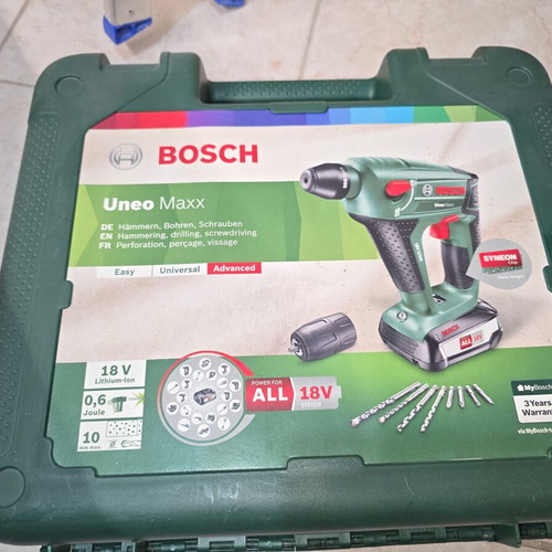 Bosch Uneo Maxx 18V Li-ion like new