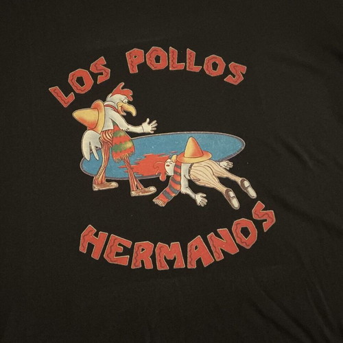 T-Shirt Los Pollos Hermanos Breaking Bad TV Series new, black, size L