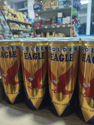 Golden Eagle energy drink 250ml, pack of 24, non-alcoholic