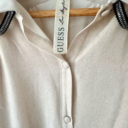Guess beige dress size M with golden tint like new