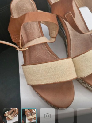 Platform shoes size 41 Let's Walk heel 10cm like new