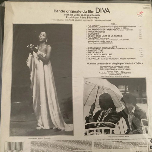 Diva soundtrack cassette tape used