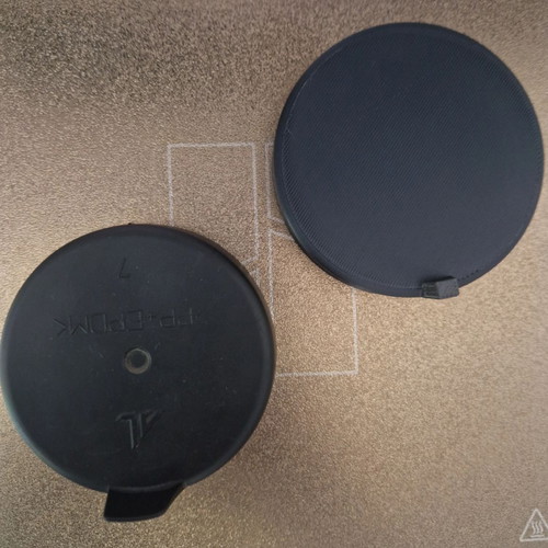 Fiat 500 Headlight Dust Cover Pack of 2 2007-2015 Black