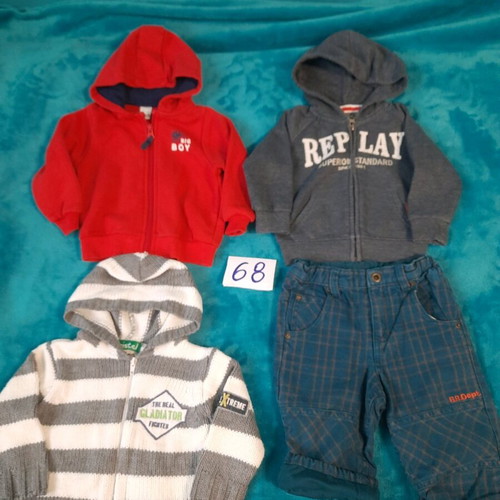 Baby clothes pack of 23 size 68 like new, winter lined