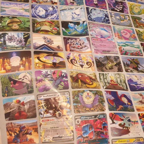 Pokemon TCG poster like new, White Flare & Black Volt 1x0.65 meter