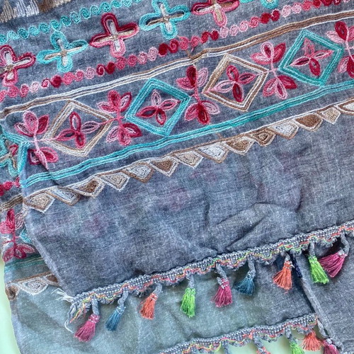 pareo with embroidery