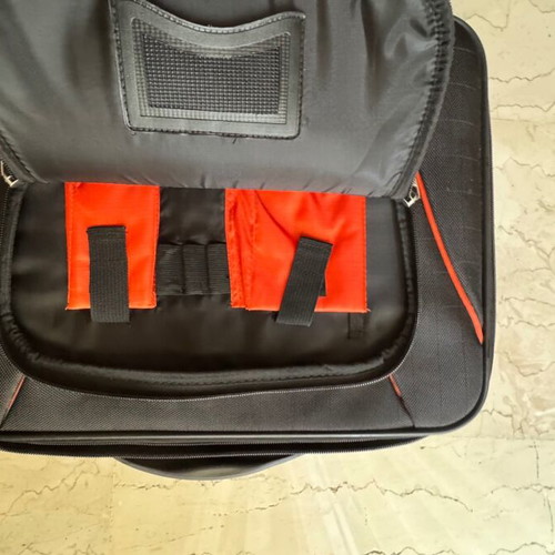 E-BOSS Laptop Bag 15.6” like new, black with orange details