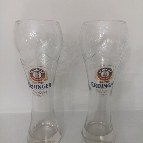 Beer glasses unused, set of 2 pieces