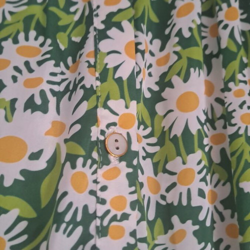We Are satin skirt size large like new, multicolor green