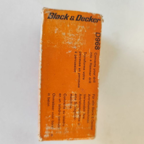Black & Decker Model D968 Retro Drill Impact Attachment Like New