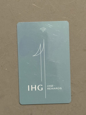IHG One Rewards collectible card