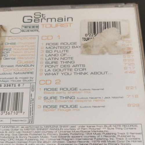 St Germain Tourist CD used