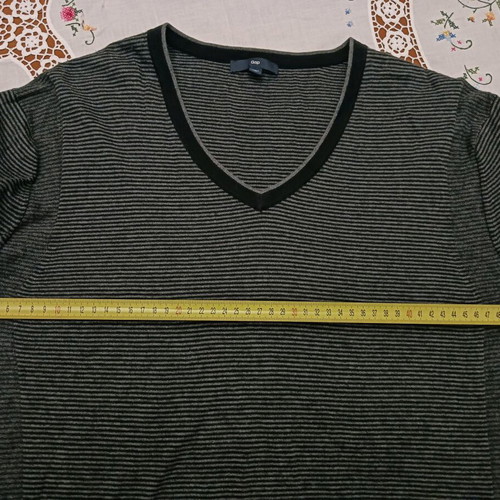 GAP men's long-sleeve spring shirt medium used, black gray