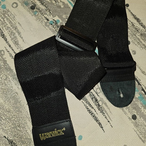 Wide guitar and bass strap Warwick like new