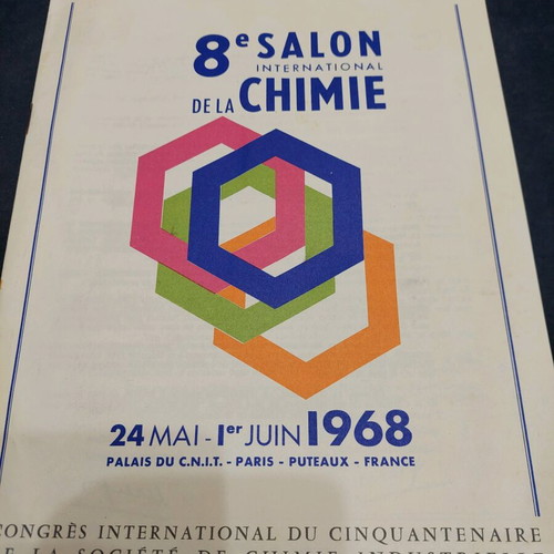 8e Salon International de la Chimie catalog like new, French
