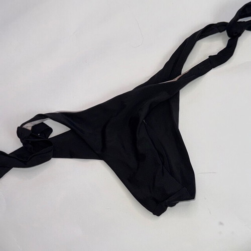 Oysho bikini bottom used, women's black medium adjustable