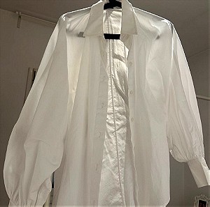 Zara λευκό πουκάμισο