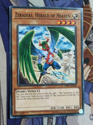 Zeradias Herald of Heaven Effect Monster κάρτα σαν καινούργιο