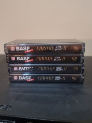 Κασέτες ήχου Basf Χρωμίου μεταχειρισμένες σε καλή κατάσταση